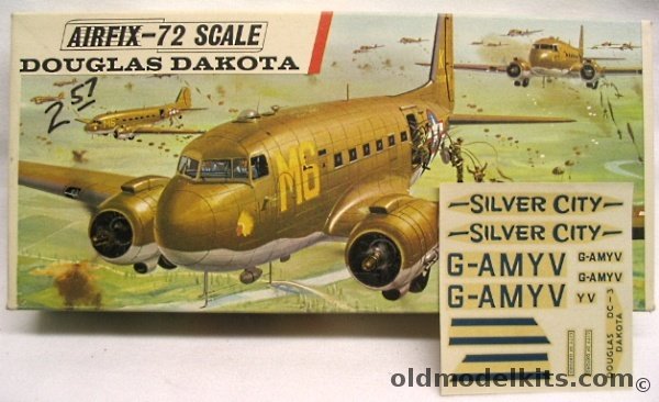 Airfix 1/72 Douglas Dakota C-47 - Old Plastic Model Kits